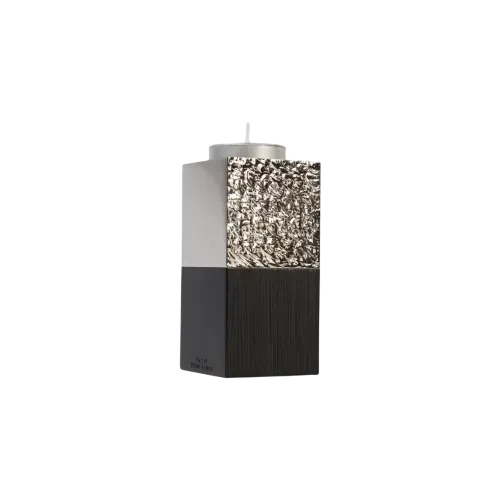 Square MEZ candleholder les chromes 2 modules