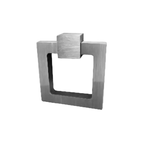 Bouton de meuble anneau carré