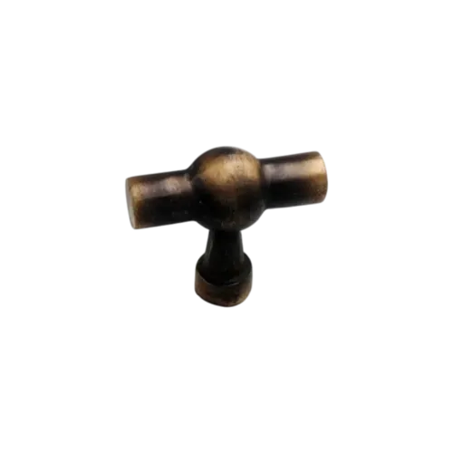 Bouton de meuble Chemin de fer Bronze