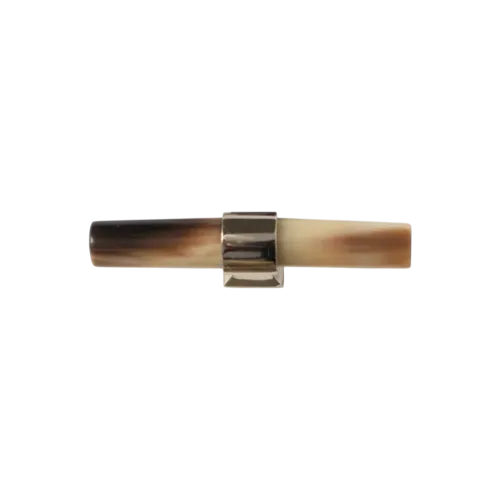 Cabinet pull handle  CLEAR HORN 8CM