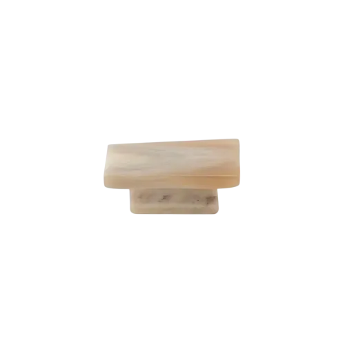 Cabinet knob RECTANGLE Clear horn