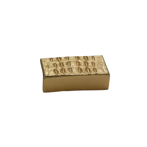Plaque de tirage rectangle CROCO 75x37mm