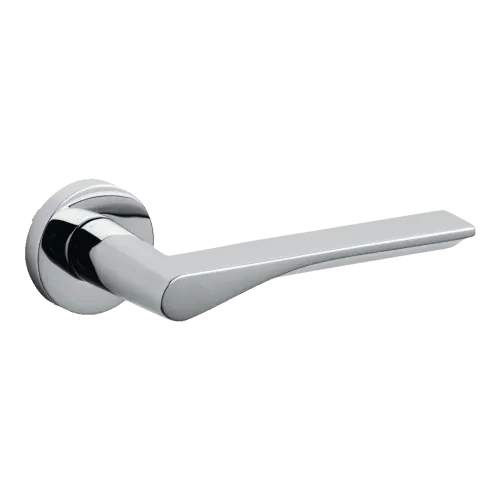 Poignée de porte FIN rosace ronde
