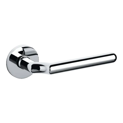 Poignée de porte VIRGOLA rosace ronde