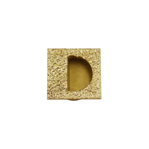 Poignée encastrée deportée carrée VIRTUOSE 55x55mm