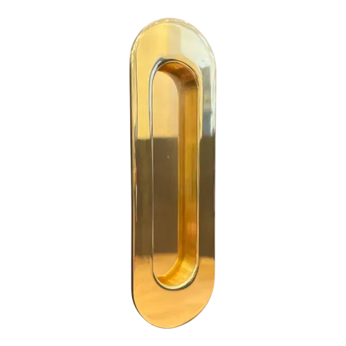 Poignée encastrée ovale 160x50mm